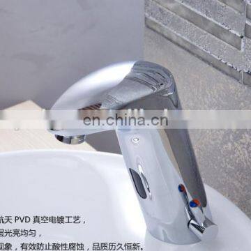 Handle Free Cheap Automatic Hot and Cold Sensor Taps Motion Sensor Faucet photo-3