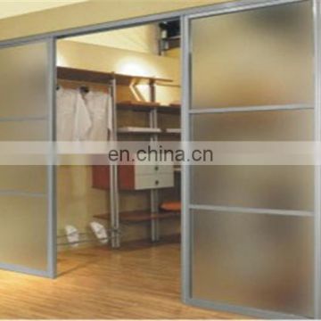 CE Certificate Durable Bathroom Frameless Exterior Glass Sliding Doors