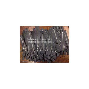 TXT Brand 3#  Metal  Brass Zipper with platinum teeth  Auto lock long puller Close End