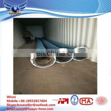 Large diameter steel wire cloth water delivery hose for sucking sand suction and drainage rubber pipe