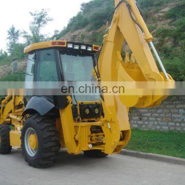 Monoblock High Quality 4wd Whole Frame Backhoe Loader 388