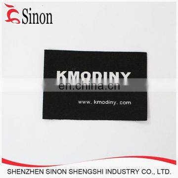 fake designer cosmetic label design cheap woven garment labels