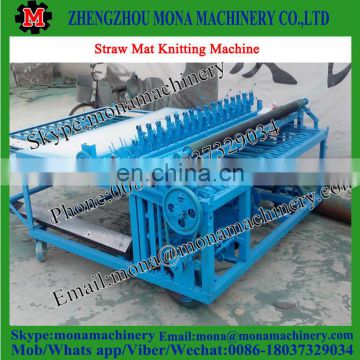 bamboo curtain weaving machine/straw knitting machine straw mat knitting machine