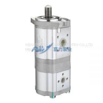 Double gear pump hydraulic gear pump for tractor pump CBAd1036/1014