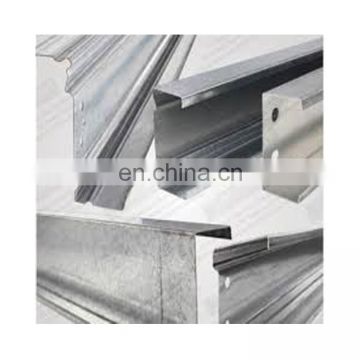 Light weight steel c purlins/channel sizes for support system