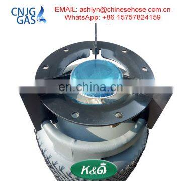 0.6kg Cast Iron Pan Support, LPG Gas Grill for 3kg&5kg Gas Cylinder