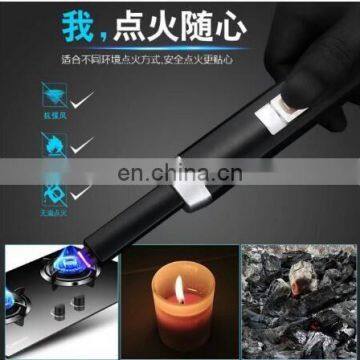 USB Rechargeable Pulse Arc Bbq Lighter Kitchen Lighter Candle Lighter