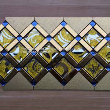 Metal Mosaic Tile Glass Mosaic Tile Mosaic Tile Manufacturer 295x495