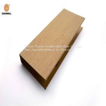 U Shaped Suspended Aluminum Metal False Square Tube Baffle Ceiling photo-5