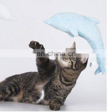 Pet Dolphin Toy Cat Interactive Teasing Cat Entertaining Toy Teeth Grinding Cleaning Pet Supplies