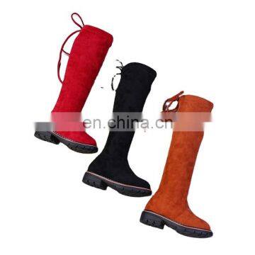 Kids Knee Length Martub Boots Children glossy Pu Leather Shoes Flat Girls Kids Long Martin Boots For Fall winter