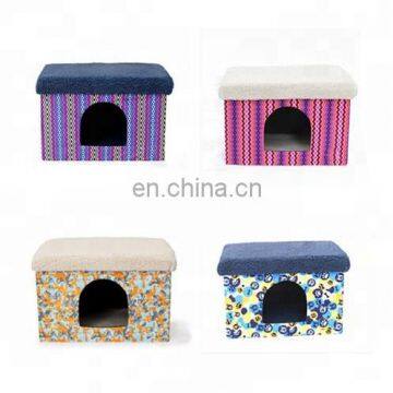 Hot Sale Winter Collapsible Pet Bed Portable Indoor Pet House Bed