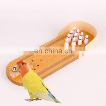 Parrot puzzle bowling toy 0.35kg parrot training toy