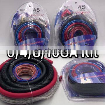 High performance pure copper 14ga speaker wire 2500 Watt Amp Install Kit