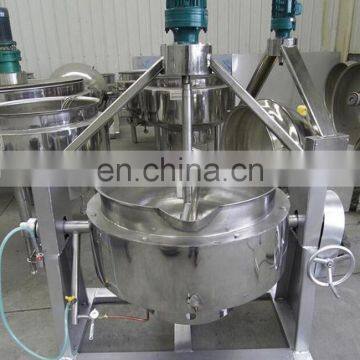 Tilting/agitation Jacketed Kettle/ Boiler/vessel Gas Heating Tilting Jacketed Kettle Steam Jacket Cooking Mixer photo-4