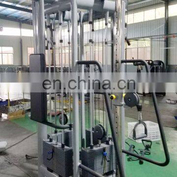 2019 New Design Gym Machine Lzx Fitness Equipment 4 Station Cable Jungle Multi Gym Station