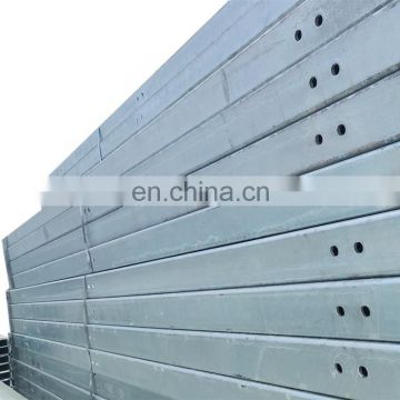 express way galvanized steel guardrail posts square tube