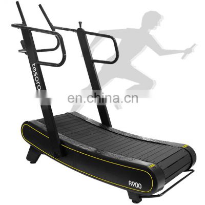 woodway manual curved treadmill fitness multi gym equipment running machine  gym equipment running machine