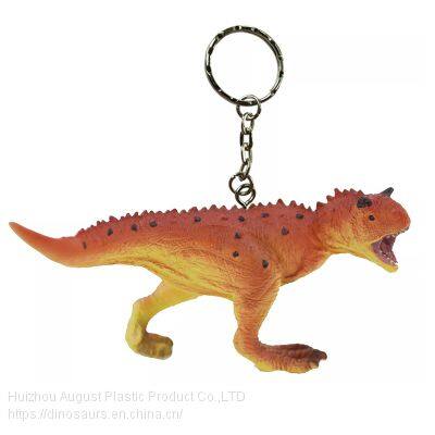 PVC Jurassic Dinosaur Keychain Hot Selling Dinosaur Animal Key Chain Promotion Gift Keychain