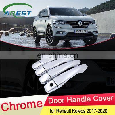 for Renault Koleos Samsung QM6 II 2017 2018 2019 2020 Chrome Door Handle Cover Exterior Trim Catch Car Cap Stickers Accessories