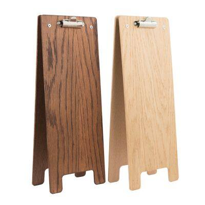 Wooden Menu Holders Clipboard