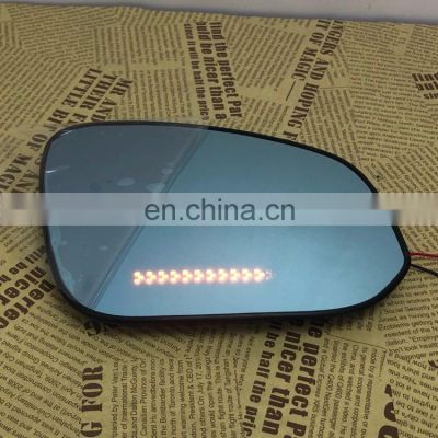 Panoramic rear view blue mirror glass Led turn signal Heating blind spot monitor for Skoda Rapid 2017,2pcs