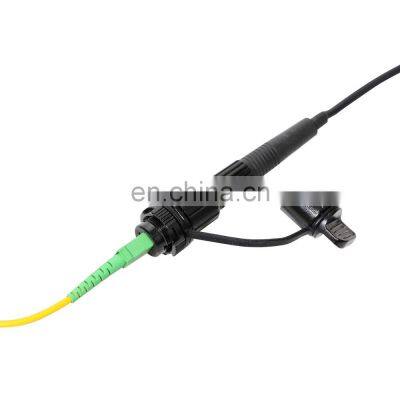 HuaWei Mini SC Waterproof Fiber Optic Connector With FTTH Drop Fiber Optical Cable photo-2