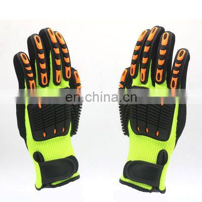 Heavy Duty Mechanic Work Gloves Anti Cut Lumbering Safety Gloves TPR Protector Impact Gloves For Running Chainsaw photo-2