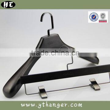 HA6809 Luxury Beech Wood Hanger Tops Coat Hanger Pants Hanger photo-3