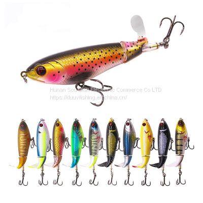DUUV Flotation 105mm 17g Topwater Whopper Popper Fishing Lures Bait Sea Fishing