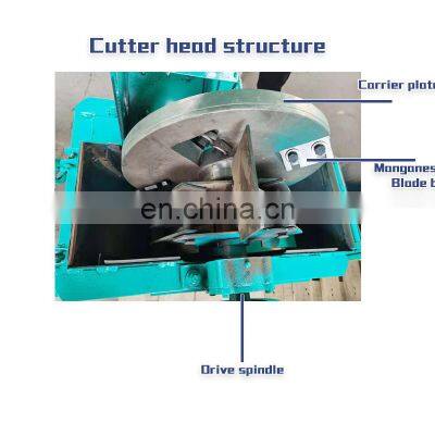 Big Trees Wood Crusher Tree Branch Chipper Shredder Garden Wood Shredder Diesel Waste Wood Chipper photo-4