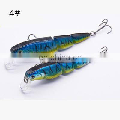 Fishing Lures Hard Baits Floating Minnow Artificial Wobblers Crankbait 3D Eyes 3 Sections Multi-section Pesca Isca Lure photo-5