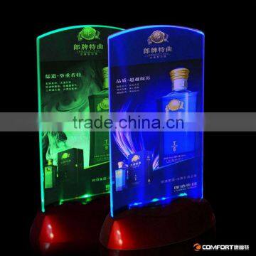 Colorful display card with led light