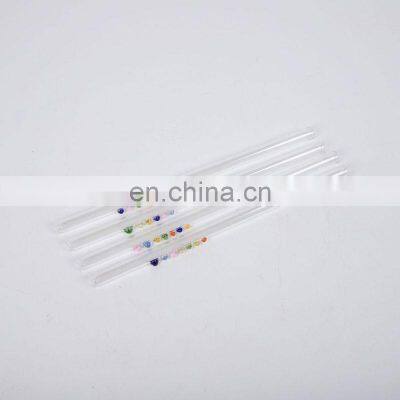 Eco Friendly Washable Straight Drinking Sustainable Decorative Glass Crystal Reusable Straw photo-5