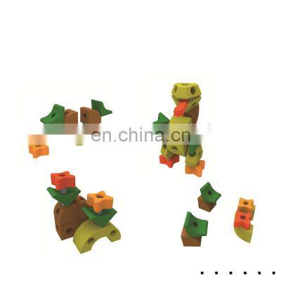 Children EVA foam building blocks to Creative plastic interlocking toy EVA foam building block