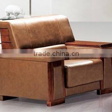 Oupusen 2016 New 1 1 3 Office Wooden Sofa Set photo-4