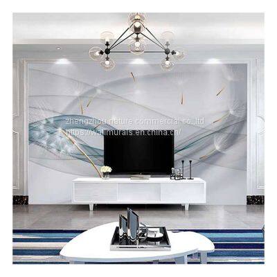 Geometric Three-dimensional Mural Luxury Living Room Decoration 3D Colorful Mural Drop Ship photo-4
