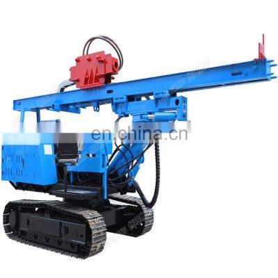 China supply hydraulic auger drilling rig / pile driving machine / screw pile driver