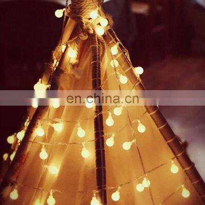 IP65 LED Globe Multicolor Bulb String Outdoor Colorful String Lights For Wedding Christmas Garland Party