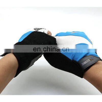 Breathable Half Finger Summer Shockproof Cycling Sports Safety Mountain Bike Bicycle Riding Gloves
