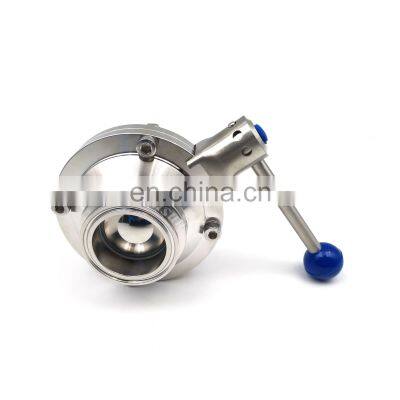 Ss mini  triclamp 3way  sanitary stainless steel food grade  Ball Valve