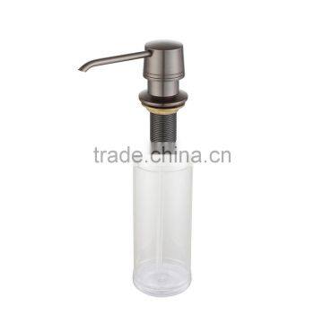 Brass head hand soap dispenser for sink/ Bronze finish brass head hand sink soap dispenser/Sink soap dispenser bronze finished