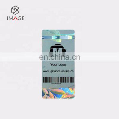 Adhesive Security Holographic Anti-counterfeiting Stickers With QR Code Printing for Verification photo-3