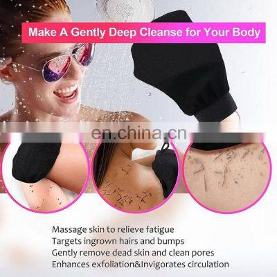 Morocco Bath Gloves Scrubbing Scrub Glove Exfoliating Gloves photo-3