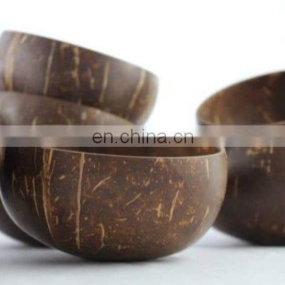 100% Eco Friendly Polished Outside Coconut Bowl Wholesale in Bulk Coconut Fruit Bowl Made in Vietnam photo-5