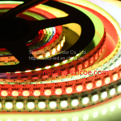 DC5V LC8813 144Leds Per Meter 5050 Addressable Full Color Digital Pixel RGB Led Pixel Strip