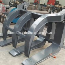China Wheel Loader Pipe Pole Grapples 6ton Loader Pipe Grapple Oilfield Pipe Clamping Machine photo-5