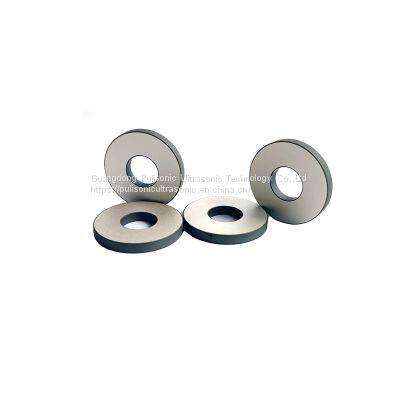 Industrial Alumina Ceramic Insulator Piezoelectric Ring 25x10x3mm For Ultrasonic Piezo Sensor