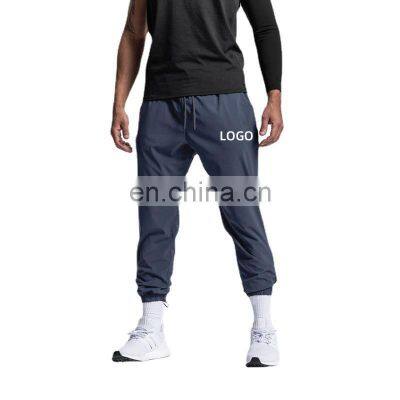 Custom Logo Men's Light Weight Reflective Sweatpants Quick Dry Running Jogging Pants Plus Size Fitness Gym Wear Loose Trousers