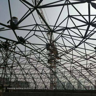 Space Frame Dry Grain Storage Buildings Structure Wheat Crop Soybean Storage Sheds